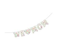 Guirlande de fanions joyeuses pour la fête des mères pour célébrer les mamans Décoration de fête à la maison Cadeau de mères