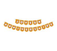 Guirlande de Fanions OnePieece Joyeux Anniversaire, 12,5 x 15 cm, Papier Couché 200g