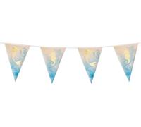 Guirlande de fanions sirène colorée 4 m