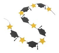 Guirlande de Fête Diplôme en Papier, Décor Scintillant pour Cérémonie | Couleurs Vives et Éclatantes, Montage Rapide en Quelques, pour Salle de t Plafond