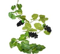 Guirlande de feuilles artificielles avec des raisins pour une décoration élégante