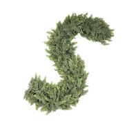 Guirlande de feuilles de cyprès - Vigne synthétique - Décoration de couronne réutilisable - Accent de main courante d'escalier, mur festif, utilisation en intérieur et en extérieur | Guirnal
