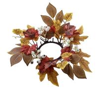 Guirlande de feuilles d'érable et de baies simulées - Chandelier Décoration d'automne, Guirlande lumineuse pour Thanksgiving, Halloween, Noël | Accessoire de maison élégant pour table, fenêtre