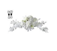 Guirlande de fleurs artificielles for mariage, guirlandes florales artificielles, fleurs for panneau de bienvenue, décoration florale for panneau de bienvenue de mariage, guirlande florale for porte,
