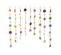Guirlande De Fleurs Au Crochet | Mural décoratif | Guirlandes en Fleurs artificielles | pour Fenêtre, Porte, Mur, Fête, Mariage, Anniversaire, Chambre À Coucher, Maison