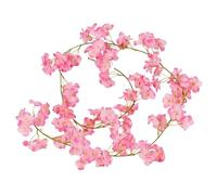 Guirlande de Fleurs de Cerisier artificielles suspendues Guirlande vignes en Soie Vigne Fleurs Cerisier pour la décoration intérieure décor Chambre 2 pièces foncé, Decoraciones al Aire