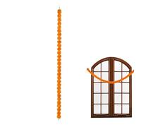 Guirlande de fleurs - Guirlande de fleurs, décorations de Diwali | 1,5 m de souci - Longue guirlande de soucis - Guirlande de fleurs traditionnelles pour mariage, Diwali, mariages