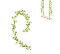 Guirlande de Fleurs pour l'intérieur | 14 cm Tvrilles artificielles avec des Fleurs | Décorations intérieures de Serviette Seid | Couleur réaliste - de réduction, Romantique, idéale pour Les Mur