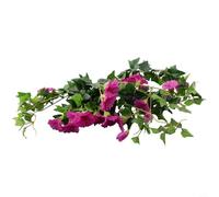 Guirlande de gloire du matin en soie pour inviter la décoration de la maison et les événements festifs (violet)