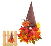 Guirlande De Gnomes De Thanksgiving - Guirlande De Récolte Des Gnomes, Guirlande D'automne Colorée | Porte De Poupée De Festival Suspendu Avec Une Touche De Nature, Guirlandes Pour Porte De Maisons