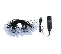 Guirlande de lumières de ballon de baudruche 11m 60 lumières 2,4 ballon de baudruche, 2 fils 3V, batterie au lithium 18650 800 mAh, temporisation à trois vitesses, clignotement à huit fonctions, avec 