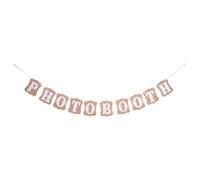 Guirlande de Mariage Corde en Papier Kraft pour Photobooth | Décoration du Cortège Nuptial, Accessoires Photo Booth, Usage Anniversaire et Fête, Corde Incluse