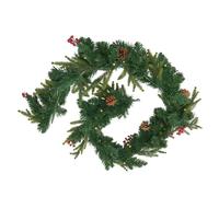 Guirlande de Noël à LED "Baies & Pommes de Pin" 180cm Vert