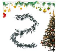 Guirlande De Noël Artificielle - Accessoires Végétation Réaliste Noël - Guirlande De Pin Artificielle Pour Cheminée | pour Porte Armoire Cuisine Fenêtre Manteau Porche Intérieur Extérieur Pièce Maître