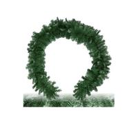 tectake® Guirlande Noël 2,7 m, Guirlande Sapin avec Pointes Blanches Aspect Naturel, Boucle Pratique, Deco Noel, Branches artificielles faciles à Plier, Sapin de Noel, Décoration Noël intérieur, Vert