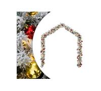 vidaXL Guirlande de Noël avec Boules et lumières LED Vert 20 m PVC