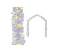 Guirlande de Noël avec Lumières LED Guirlande Artificielle Décoration de Noël Salon Plafond Porte Fenêtre Maison Intérieur Jardin 10 m