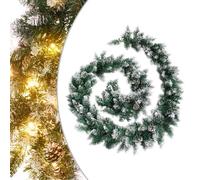 vidaXL Guirlande de Noël avec lumières LED Vert 5,2 m PVC