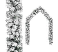 Guirlande de Noël avec Neige Floquée PVC Artificielle Jardin 5/10/20 m vidaXL