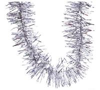 Guirlande de Noël brillante de 2 m pour sapin de Noël et décoration de fête à la maison - Pour ajouter de l'éclat festif - Argenté