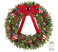 Guirlande de Noël de 48 pouces avec 200 lumières - 1 pièce