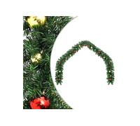 VIDAXL Guirlande de Noël décorée avec boules 10 m
