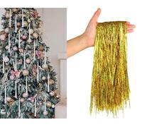 Guirlande de Noël en forme de stalactites - Décorations de Noël à suspendre pour Noël, anniversaire, fête de mariage (doré, 5 000 pièces)