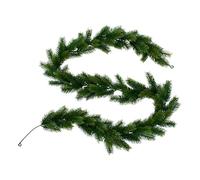 Guirlande de Noël en sapin artificiel vert - 160 cm - Guirlande décorative en sapin noble pour l'extérieur et l'intérieur - Sapin artificiel pour Noël, l'Avent et hiver