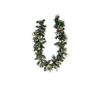 Guirlande de Noël Eucalyptus L. 2 M - Vert et doré