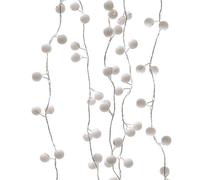 Guirlande de Noël lumineuse Baies d'hiver 3 m Blanc