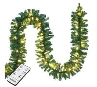Guirlande de Noël lumineuse Décoration sapin artificiel lumières blanc chaud