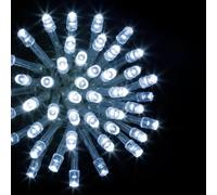 Guirlande de Noël Lumineuse ""Timer"" 50m Blanc Froid