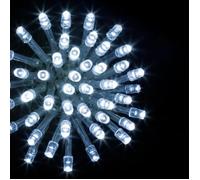 Guirlande de Noël Lumineuse ""Timer"" 50m Blanc Froid