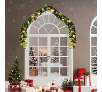 Guirlande de Noël Vert PVC Décoration Saisonnière vacances Mantel Porte vidaXL v