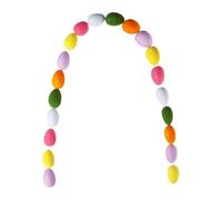 Guirlande de Pâques Bannière Décorative Printanière Colorée en Boules de