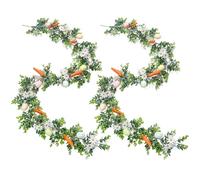 Guirlande De Pâques Pastel - Décoration D'œufs De Printemps Artificiels De 175 Cm, Ornement De Bannière De Vacances Coloré, Butin Festif À Suspendre Avec Œufs Pastel | Décoration De Fête Saisonnière P