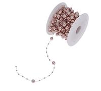 Guirlande de perles à suspendre pour décoration de fête de mariage, ruban de Saint-Valentin