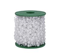 Guirlande de Perles Artificielles Perles Chaîne en Plastique Guirlande pour DIY Mariage Arbre Noël Décoration Fournitures 60 Mètres