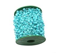 Guirlande de perles artificielles pour décoration de fête - 60 m de long - Illusions bleues