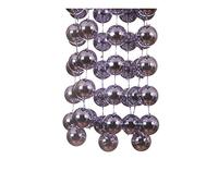 Guirlande de perles de Noël XXL en plastique chiné