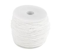 Guirlande de Perles en Fil d’Imitation de Perles de 100 m, Guirlande de Perles pour décoration de Mariage DIY, Rouleau de Perles ABS de 2,5 mm à Finition Brillante pour la (Blanche)