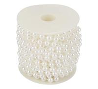 Guirlande de Perles en Fil de Perles de Meulage, Décoration de Mariage DIY pour Fenêtre et Jour de Noël 10 M/32,8 Pieds (White)
