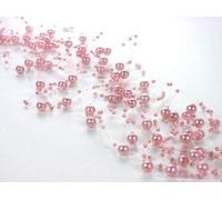 Guirlande de perles rose 5 Pièces à 1,3 m Décoration de table Mariage