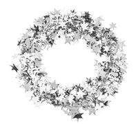 Guirlande de Petites étoiles, Fil de décoration de noël, Accessoires de fête de Mariage (Argent)