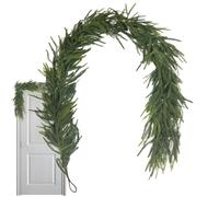 Guirlande de Pin | Couronne de Fenêtre Festive,Décoration Festive Réutilisable Porte Cheminée Table Extérieur Hiver Mariage Noël