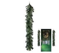 Guirlande de pin de Noël, guirlande de pin - Guirlande de porte sans décoloration Guirlande vive Guirlande décorative réaliste - Nouveautés ornements pour la pièce, guirlande décorative saisonnière