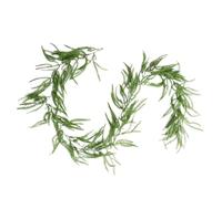 Guirlande de pin de Noël, verdure réaliste avec cintre de bienvenue pour décoration de vacances, décoration d'hiver pour cheminée, cheminée, escaliers, porche, salon, 210 cm ABS