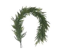 Guirlande de pins à Effet Naturel - Guirlande Verte Artificielle - Décoration Artistique - Couronne de Sapin pour extérieur, Table, société, Mur, intérieur, fête d'hiver, activités de cheminée