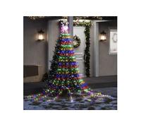 Guirlande de Sapin de Noël 320 LED, Décoration de Vacances, Ornement de Fête Jardin Intérieur Extérieur, Moderne, 356926