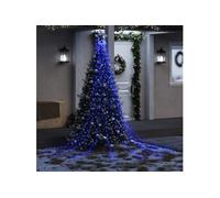 Guirlande de Sapin de Noël 320 LED, Guirlande Lumineuse d'Arbre avec 8 Modes, Décoration de Fenêtre de Fête Mariage, Moderne, Bleu
